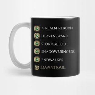 The lastest MSQ FFXIV Dawntrail Mug